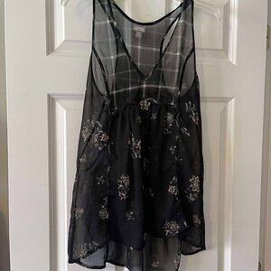 Converse Sheer Tank Top Medium